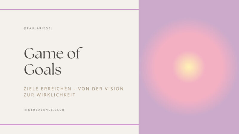Ziele setzen - Onlinekurs